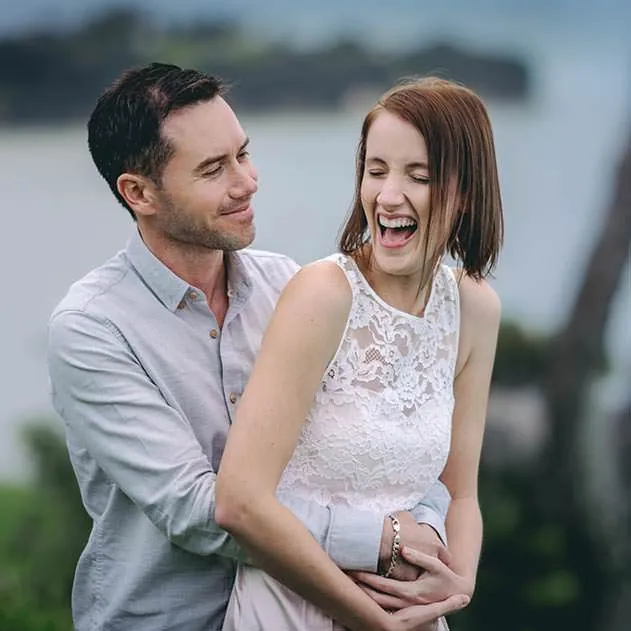 Adam and Kisane at their engagement shoot